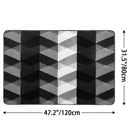 Entryway Door Mat Microfiber Quick-Drying Non-Slip Backing