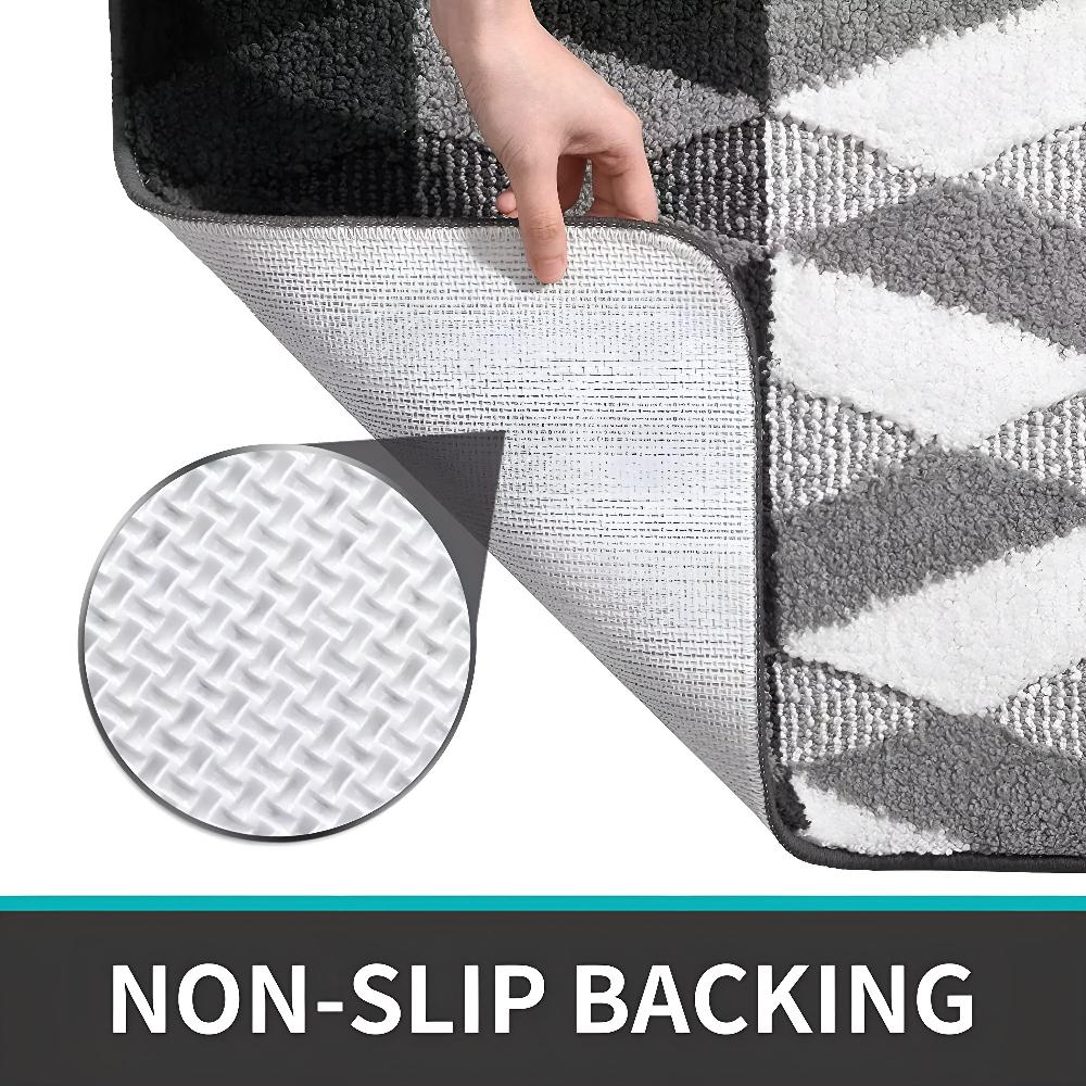 Entryway Door Mat Microfiber Quick-Drying Non-Slip Backing