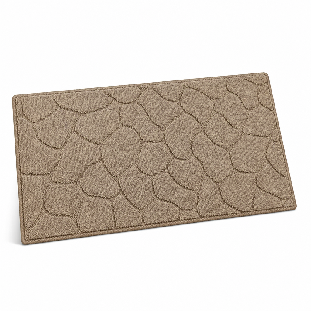 Entryway Mat Geometric Pattern Durable Fibers & Non-Slip Backing