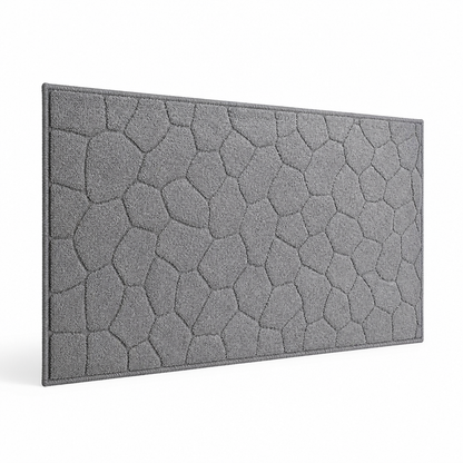 Entryway Mat Geometric Pattern Durable Fibers & Non-Slip Backing