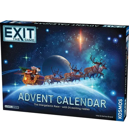 Escape Room Advent Calendar Space-Themed 24-Day Screen-Free Puzzle Game