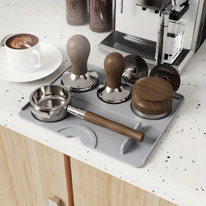 Espresso Tamper Mat Non-Slip Silicone Fits 51-58mm Portafilters