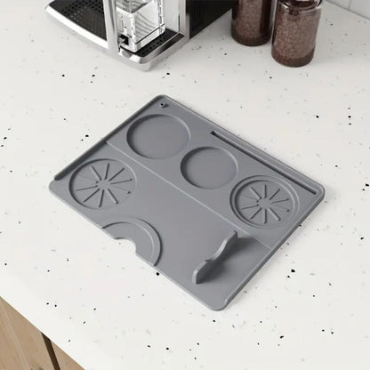 Espresso Tamper Mat Non-Slip Silicone Fits 51-58mm Portafilters