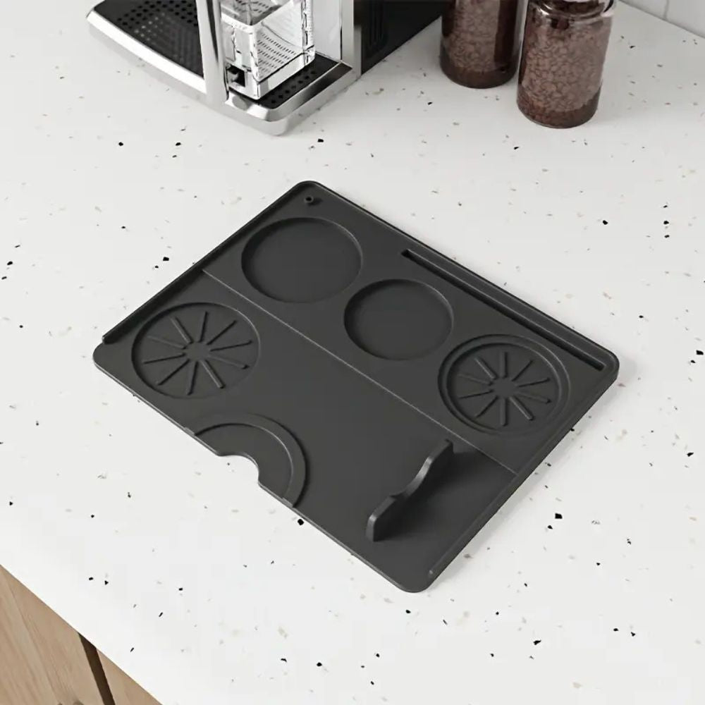 Espresso Tamper Mat Non-Slip Silicone Fits 51-58mm Portafilters
