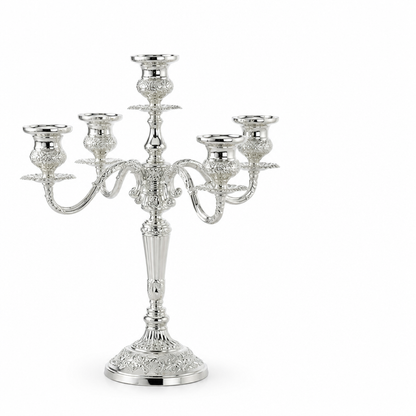 European-Style Candelabra With Curved Arms Taper Candle Holder