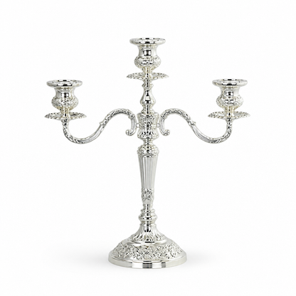 European-Style Candelabra With Curved Arms Taper Candle Holder