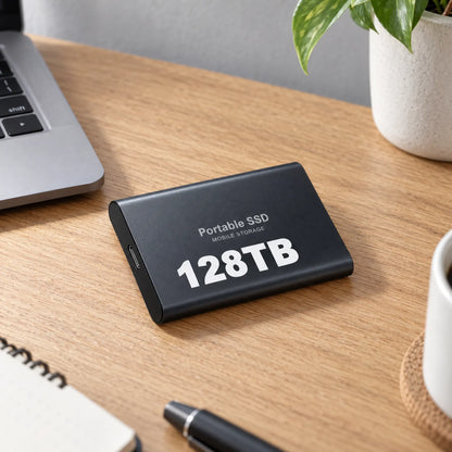 External SSD 128 TB Up To 540 MB/s Shock-Resistant