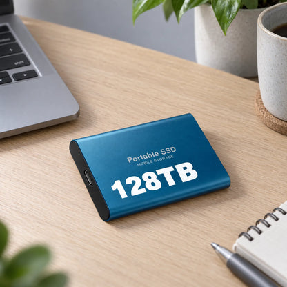 External SSD 128 TB Up To 540 MB/s Shock-Resistant