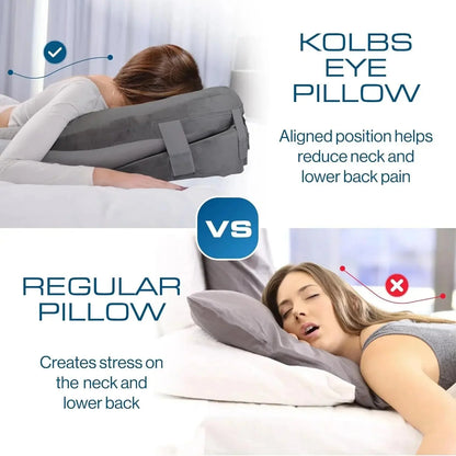 Face-Down Pillow Face Opening Shredded Memory Foam Reversible Cover
