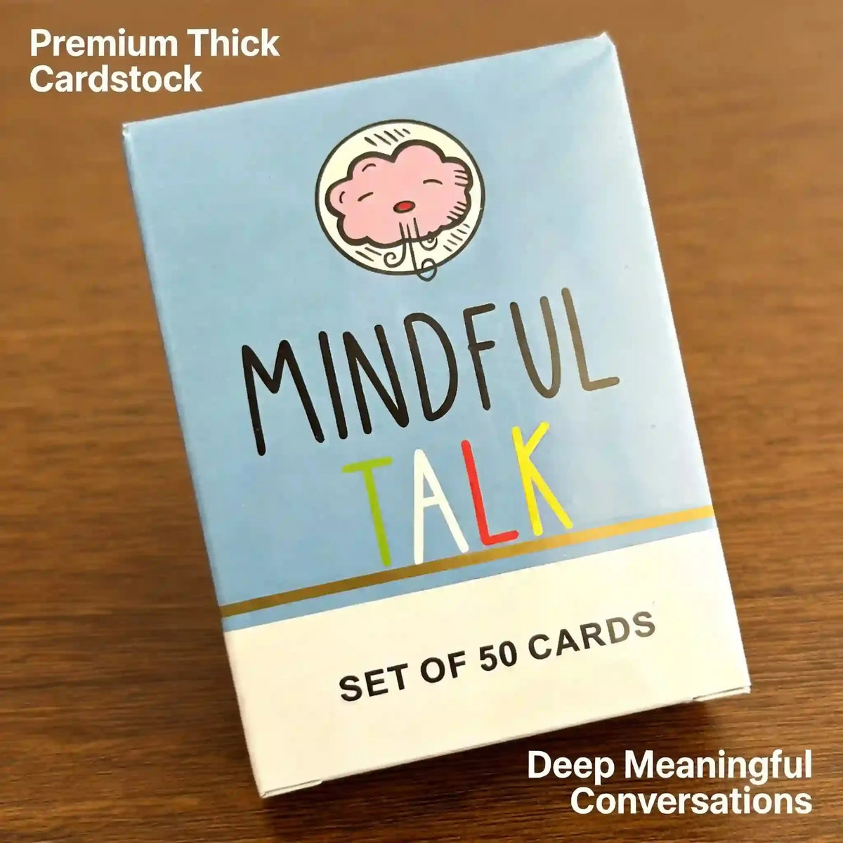 Family Conversation Card Game 50 Prompt Cards for All Ages