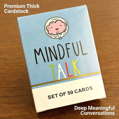Family Conversation Card Game 50 Prompt Cards for All Ages