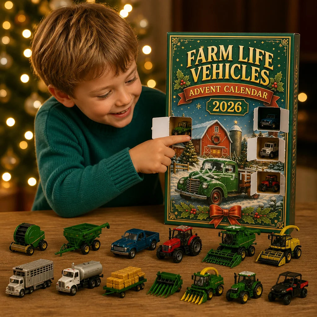 Farm Vehicle Advent Calendar 24 Daily Surprises