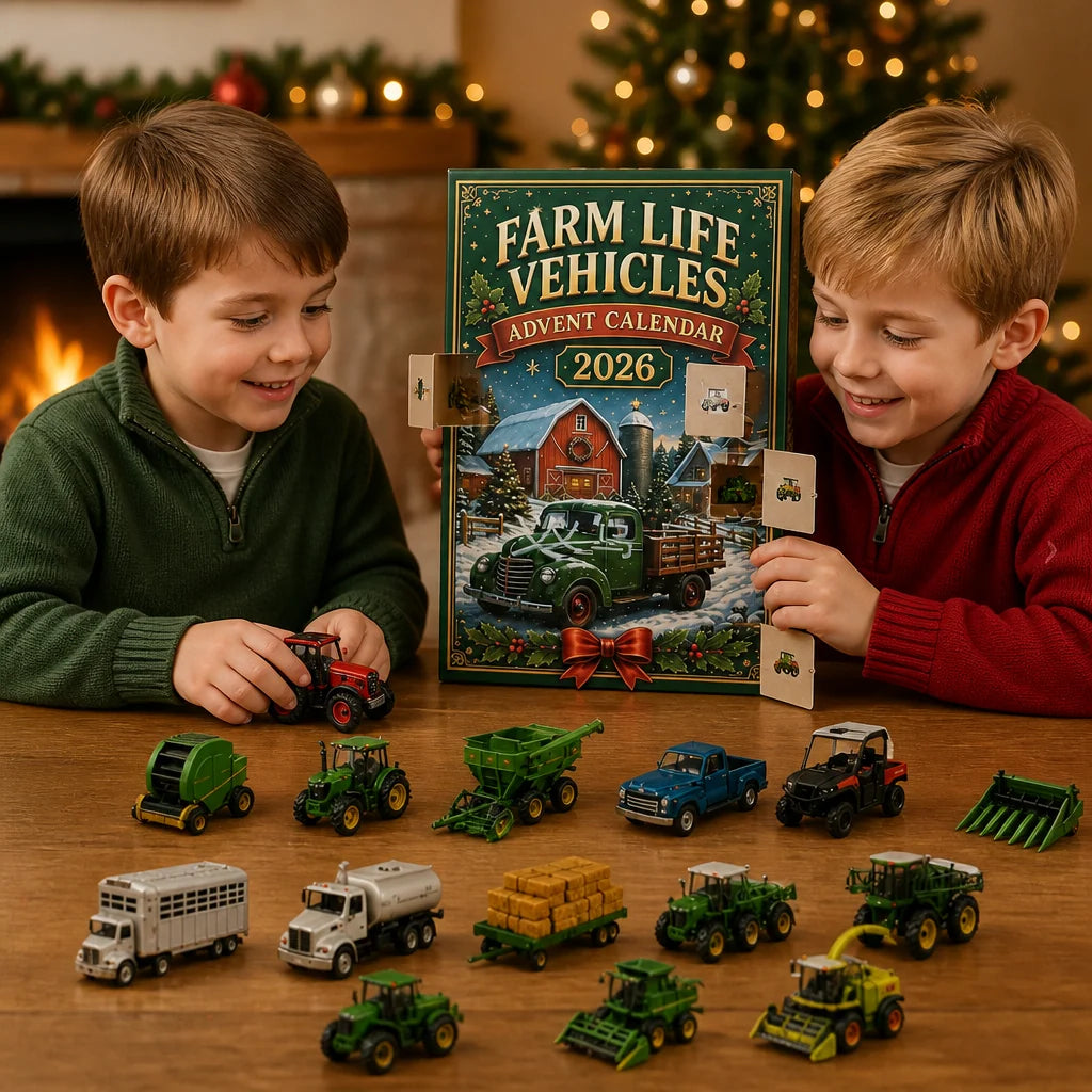 Farm Vehicle Advent Calendar 24 Daily Surprises