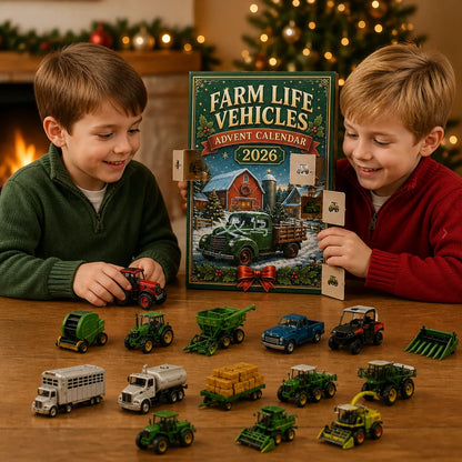 Farm Vehicle Advent Calendar 24 Daily Surprises