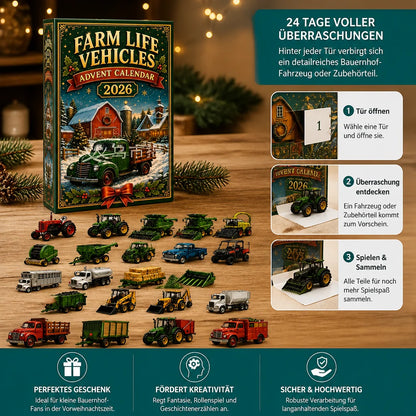 Farm Vehicle Advent Calendar 24 Daily Surprises