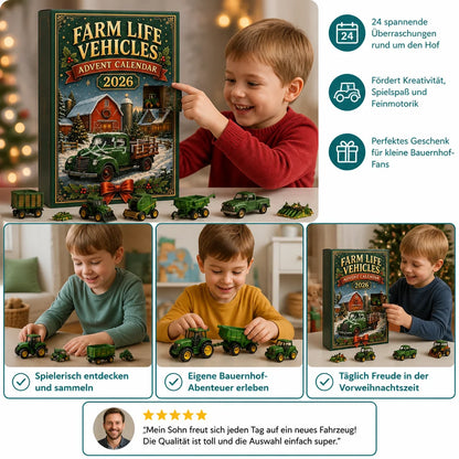 Farm Vehicle Advent Calendar 24 Daily Surprises