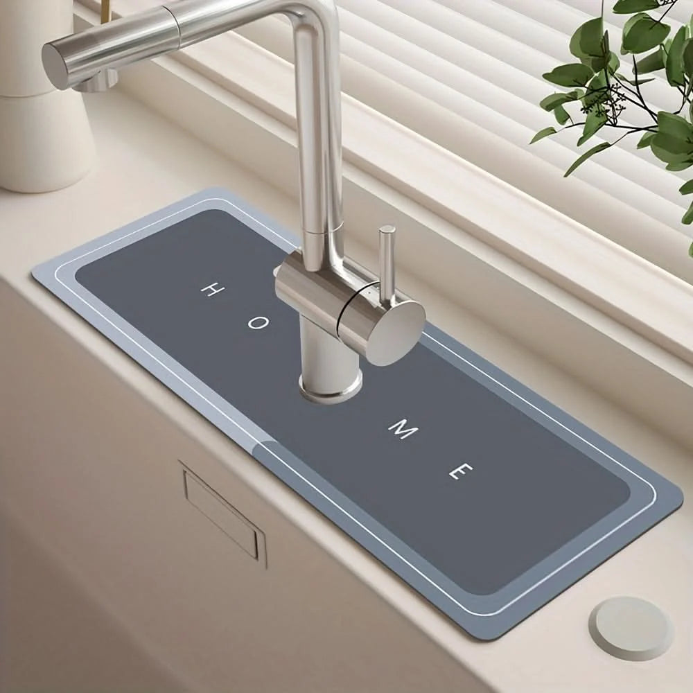 Faucet Absorbent Mat Geometric Quick-Dry