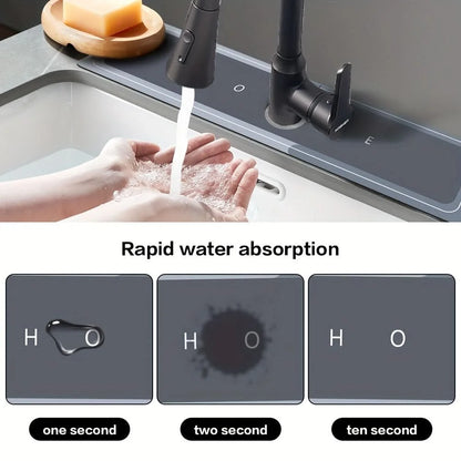 Faucet Absorbent Mat Geometric Quick-Dry
