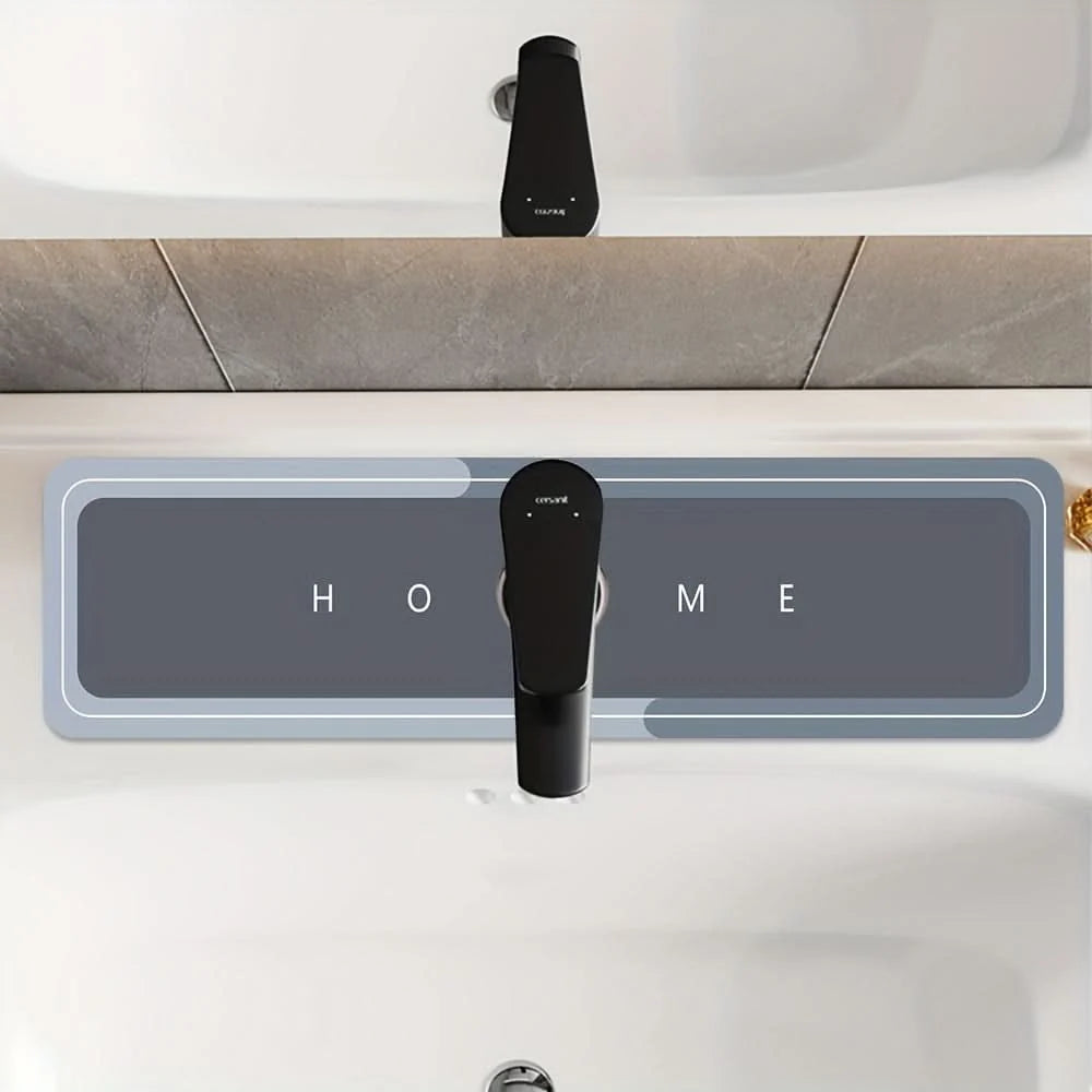Faucet Absorbent Mat Geometric Quick-Dry
