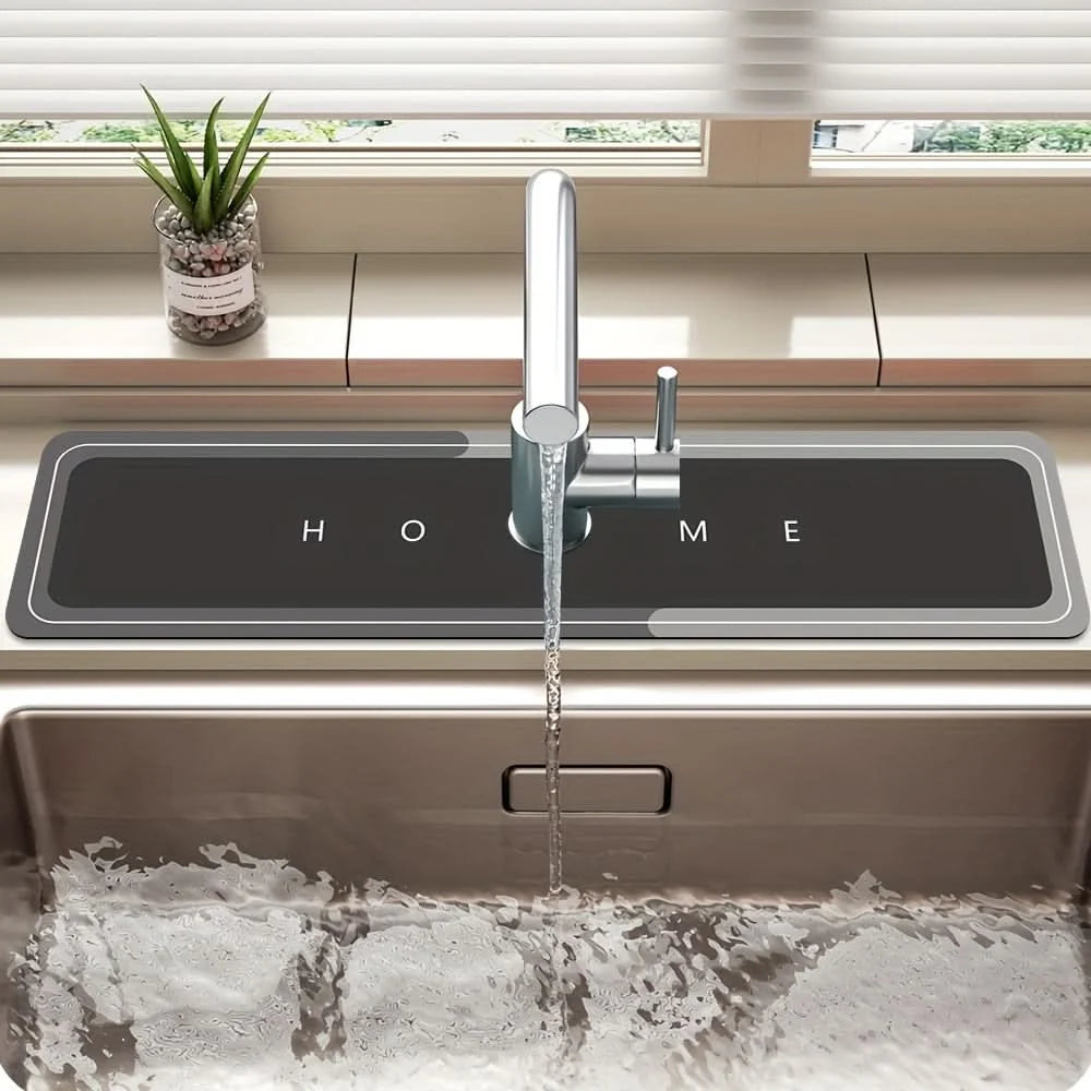 Faucet Absorbent Mat Geometric Quick-Dry
