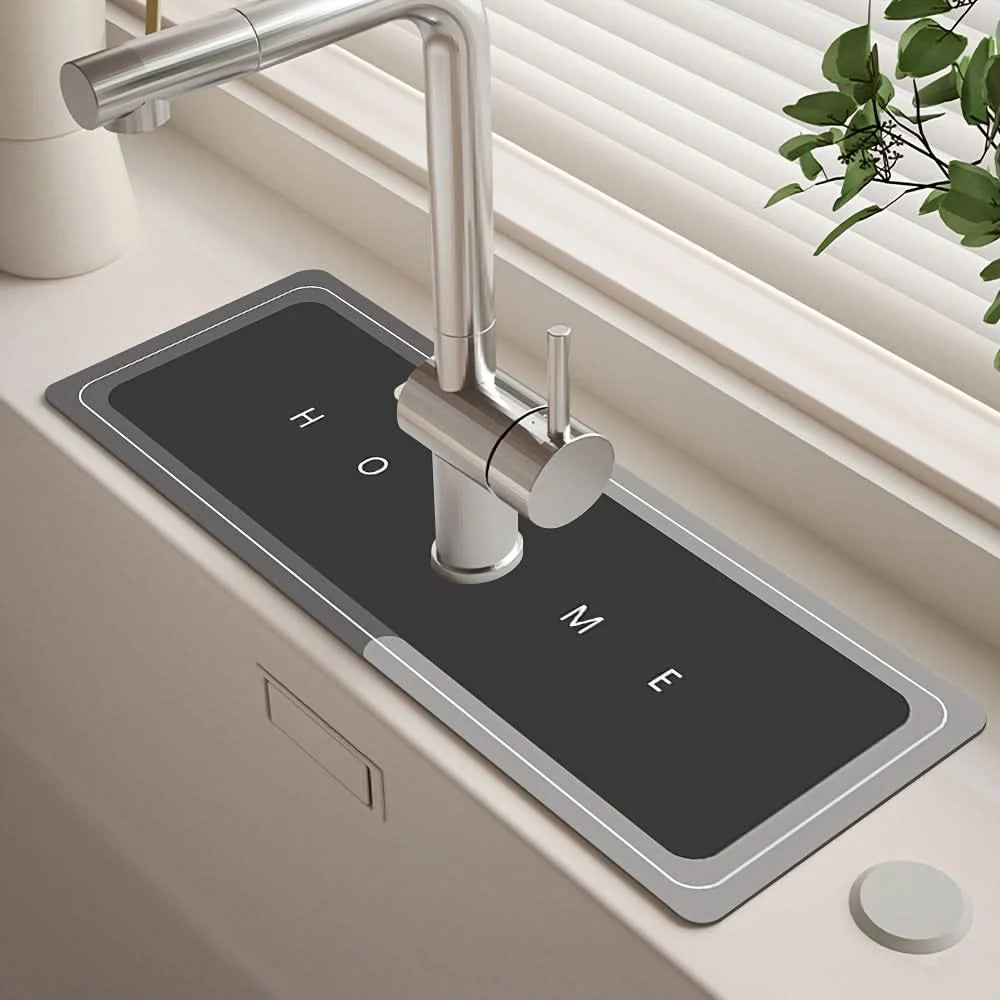 Faucet Absorbent Mat Geometric Quick-Dry