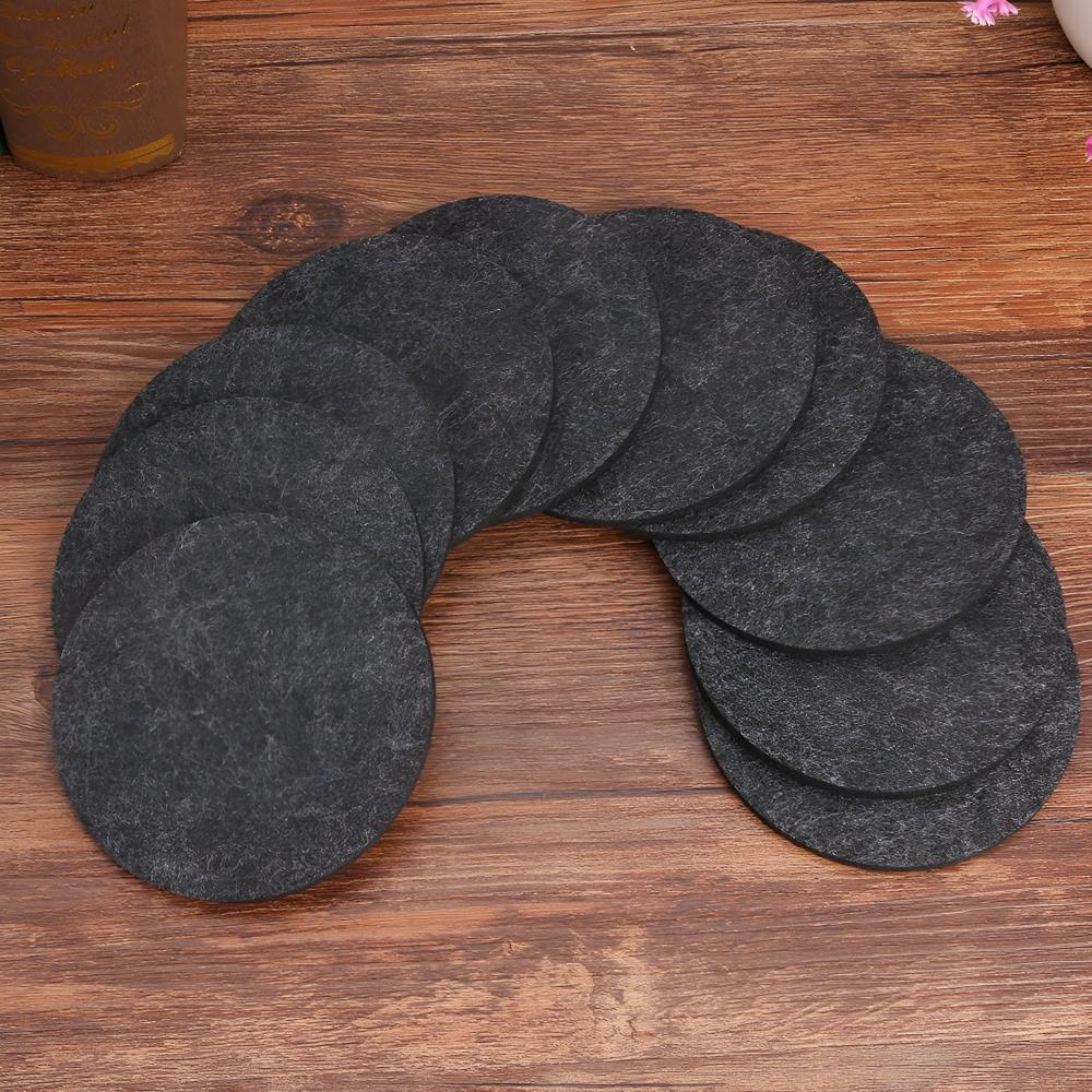 Felt Coaster Set Round Absorbent Set of 10