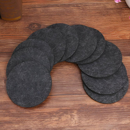 Felt Coaster Set Round Absorbent Set of 10