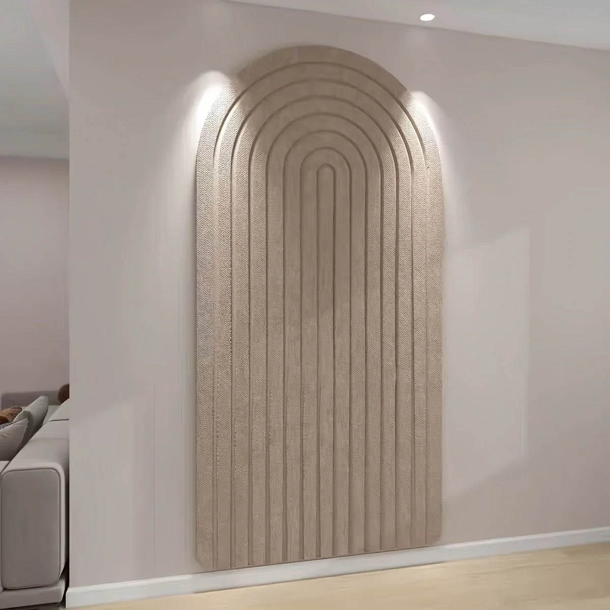 Felt Pinboard Self-Adhesive Curved Striped
