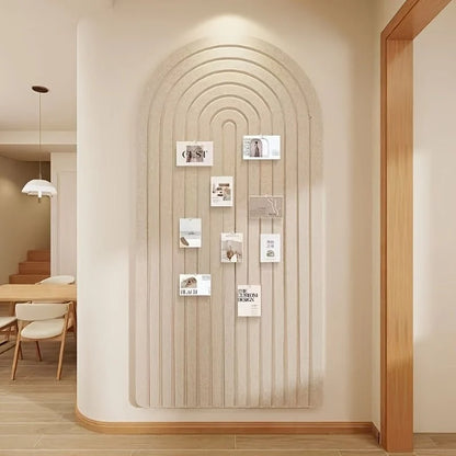 Felt Pinboard Self-Adhesive Curved Striped