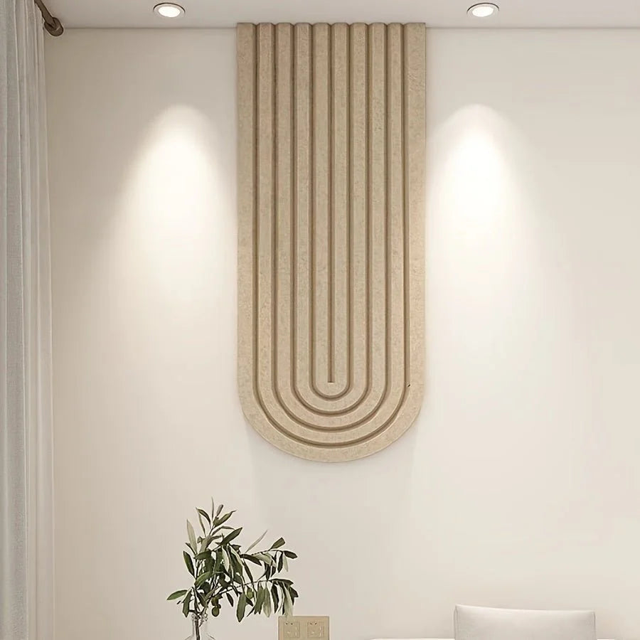 Felt Pinboard Self-Adhesive Curved Striped