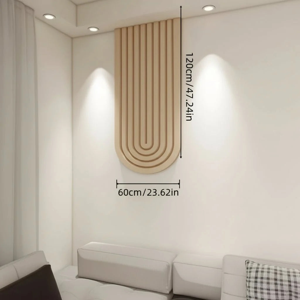 Felt Pinboard Self-Adhesive Curved Striped