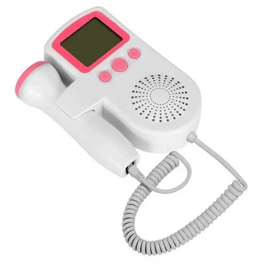 Fetal Heart Monitor Backlit Display Battery Powered With Speaker