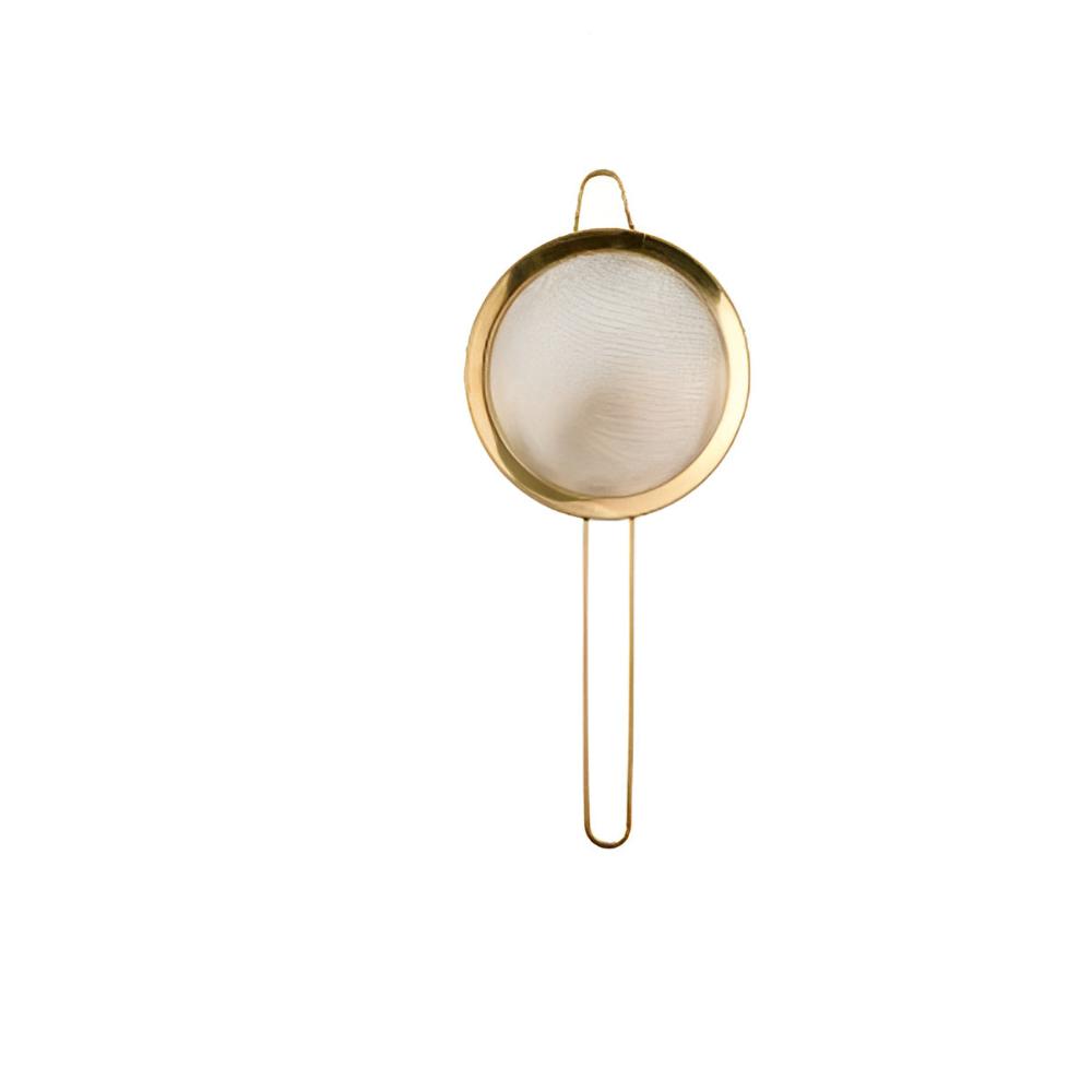 Fine Mesh Strainer Gold-Plated Stainless Steel