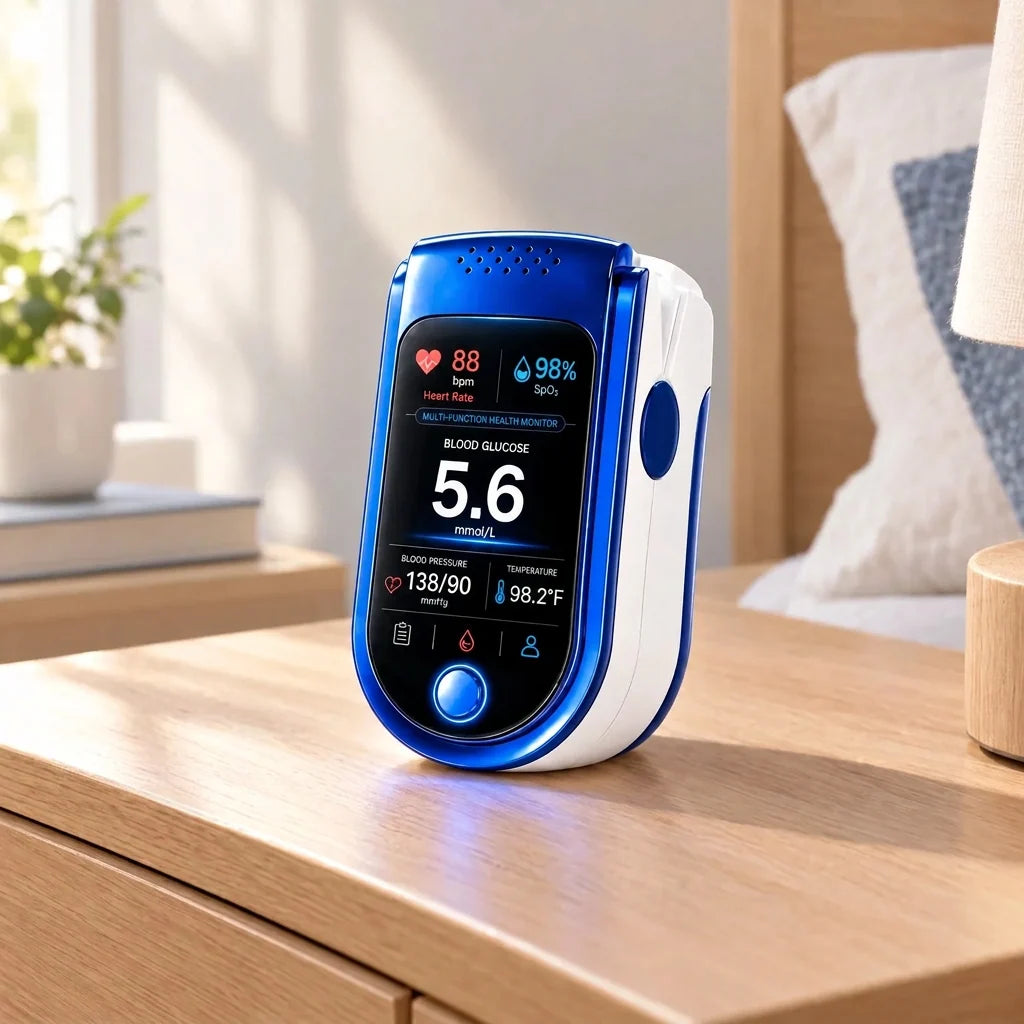 Fingertip Pulse Oximeter Clear Digital Display