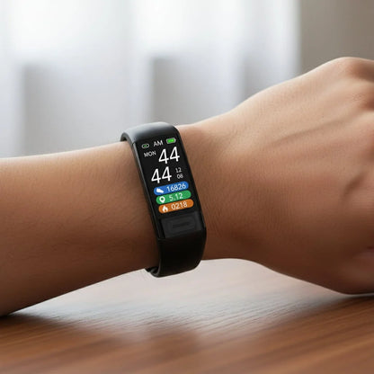 Fitness Tracker ECG Blood Pressure & Heart Rate Monitoring