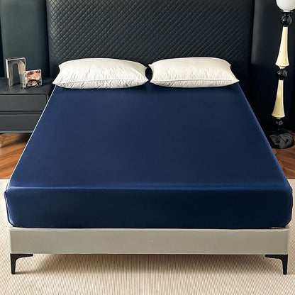 Fitted Mattress Cover Soft Microfiber Breathable Secure Elastic Fit