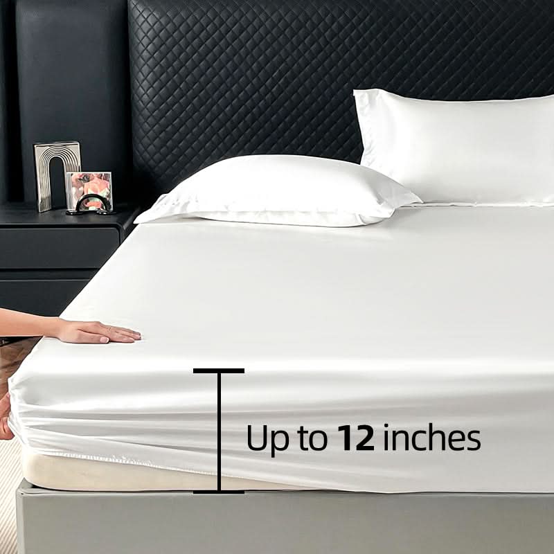 Fitted Mattress Cover Soft Microfiber Breathable Secure Elastic Fit