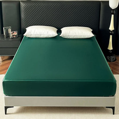 Fitted Mattress Cover Soft Microfiber Breathable Secure Elastic Fit