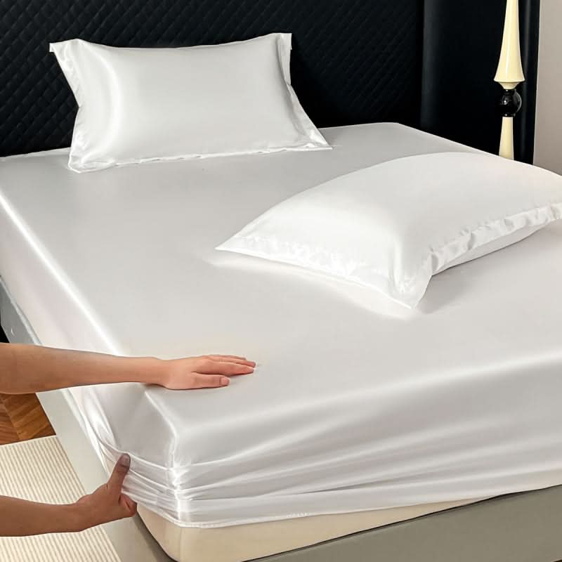 Fitted Mattress Cover Soft Microfiber Breathable Secure Elastic Fit