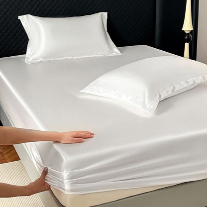 Fitted Mattress Cover Soft Microfiber Breathable Secure Elastic Fit