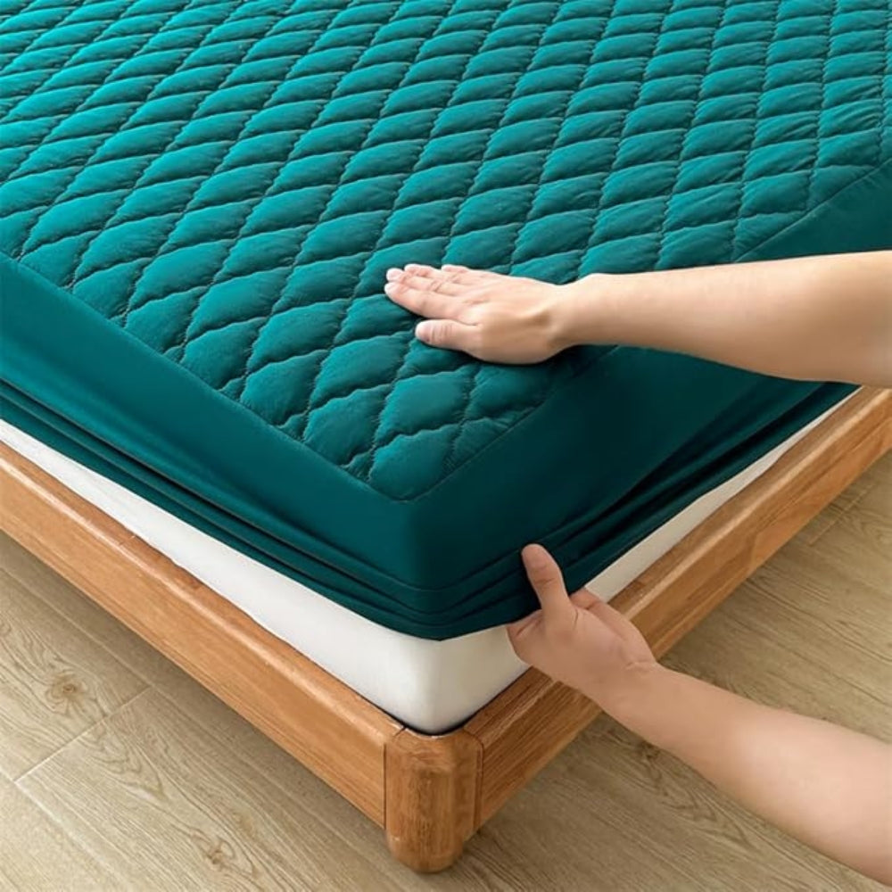 Fitted Sheet Set Waterproof Sanded Finish & Deep Pockets