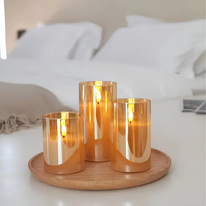 Flameless Candle 3D LED Flame Remote & Timer