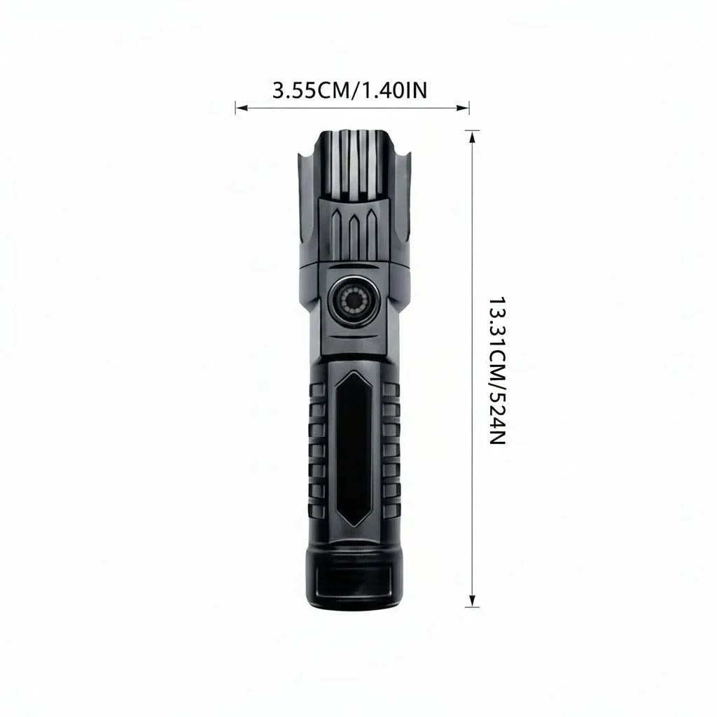 Flashlight Set Aluminum USB Rechargeable Set of 2