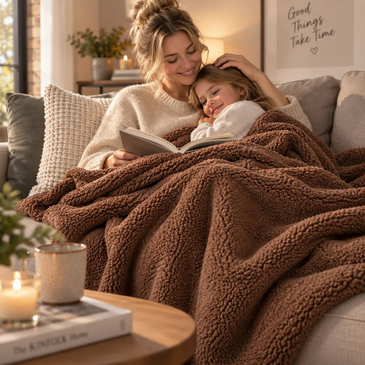 Fleece Blanket Soft Waterproof Backing Easy Care
