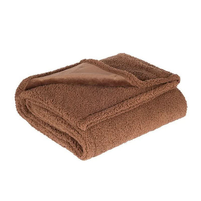 Fleece Blanket Soft Waterproof Backing Easy Care