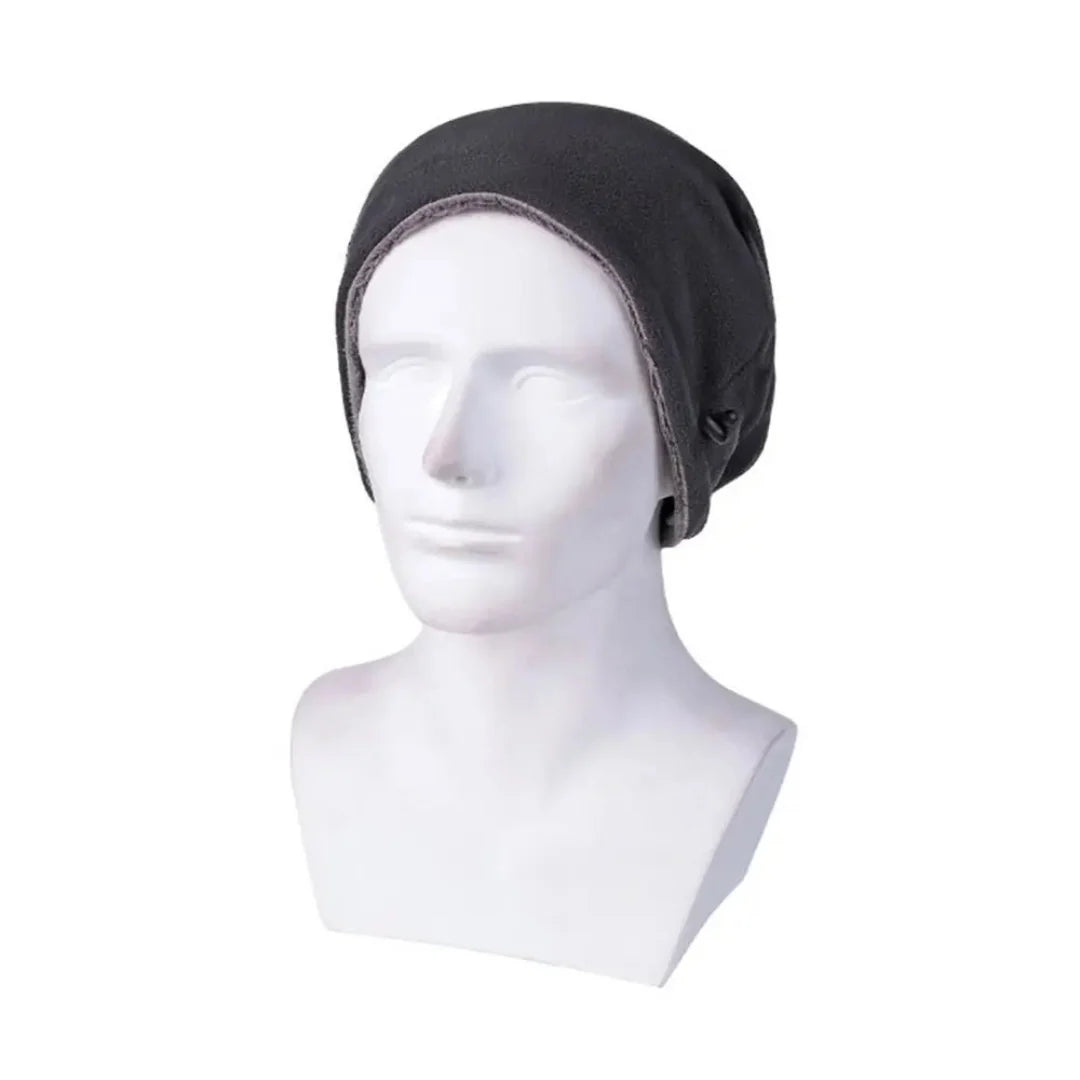 Fleece Neck Warmer Adjustable Drawstring Breathable Polyester Fleece