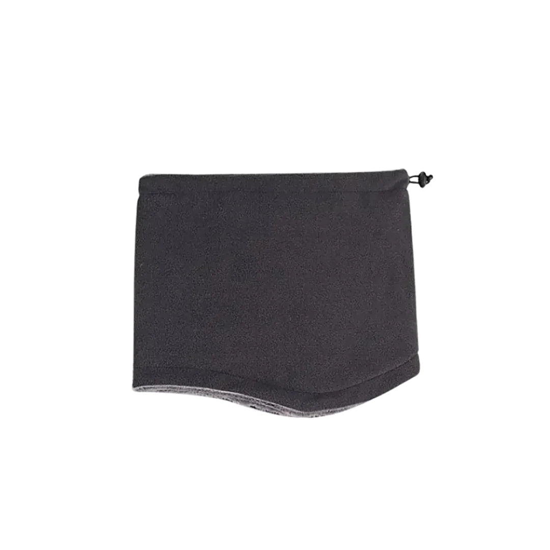 Fleece Neck Warmer Adjustable Drawstring Breathable Polyester Fleece