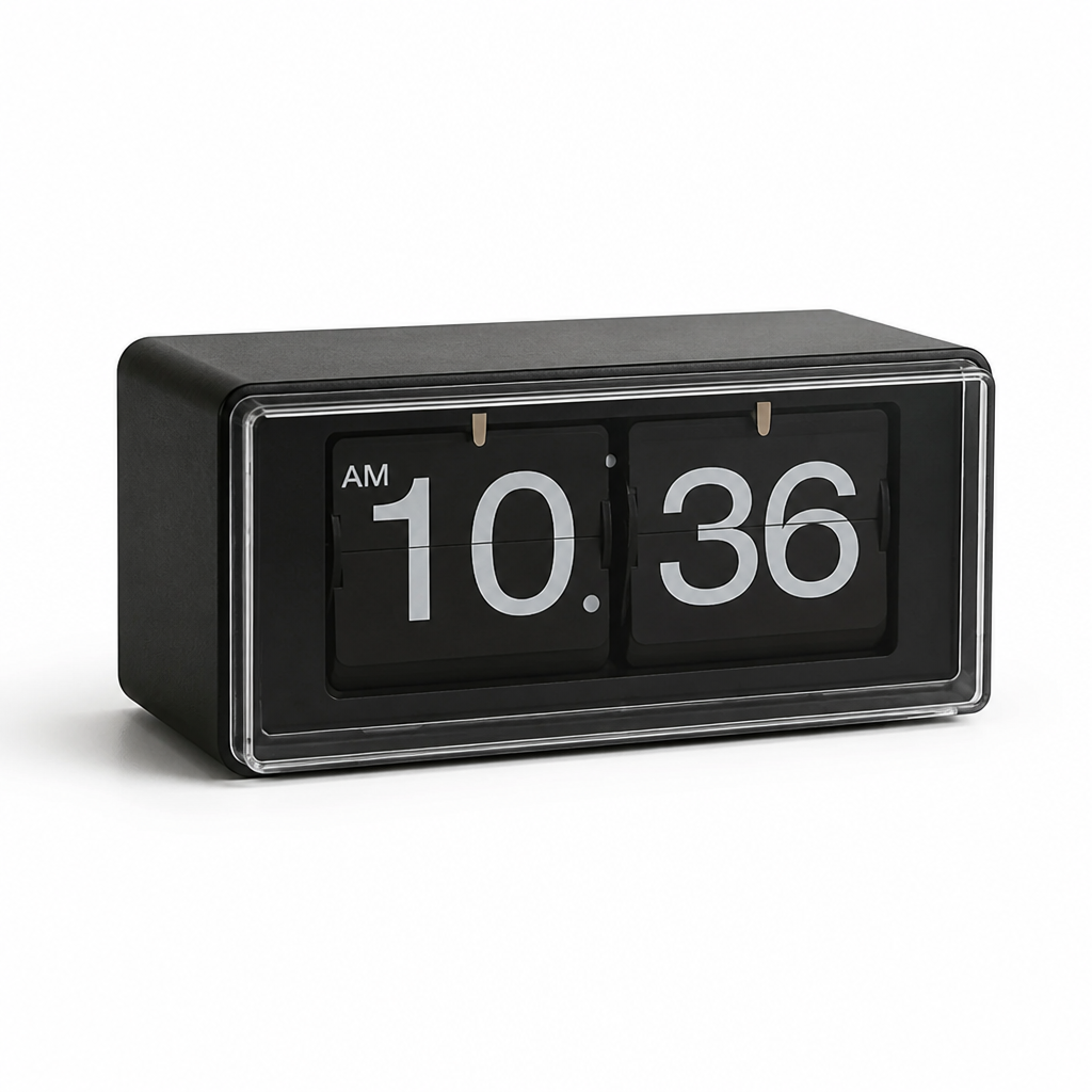 Flip Clock Retro Mechanical Digital Display