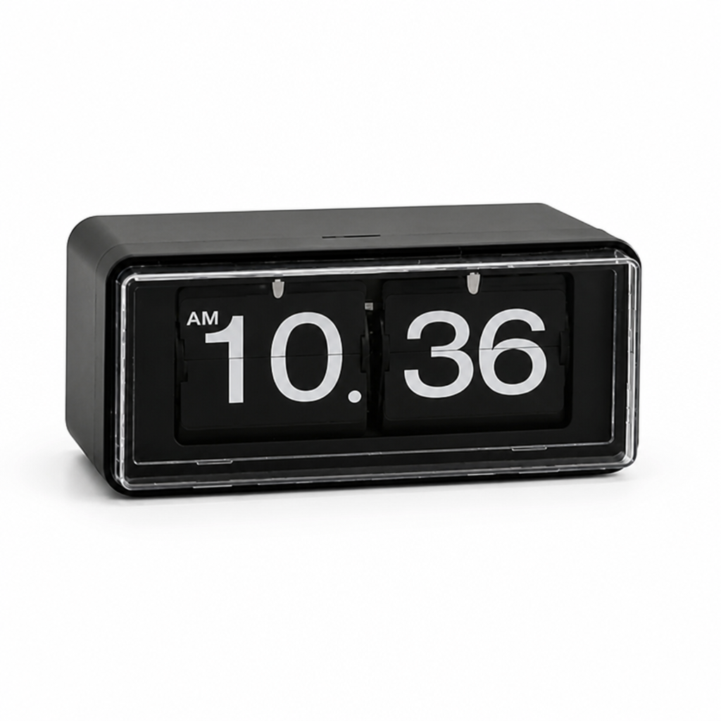 Flip Clock Retro Mechanical Digital Display
