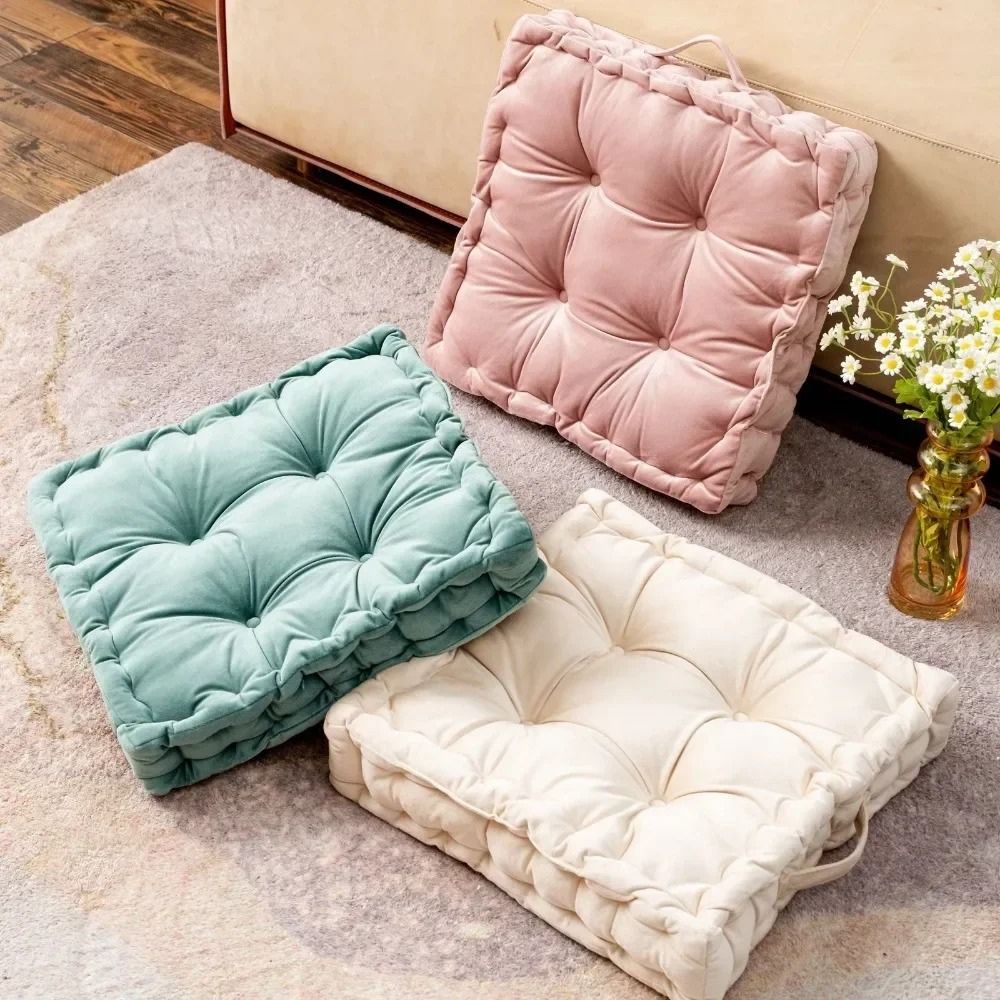 Floor & Chair Cushion Plush Microfiber Posture Support